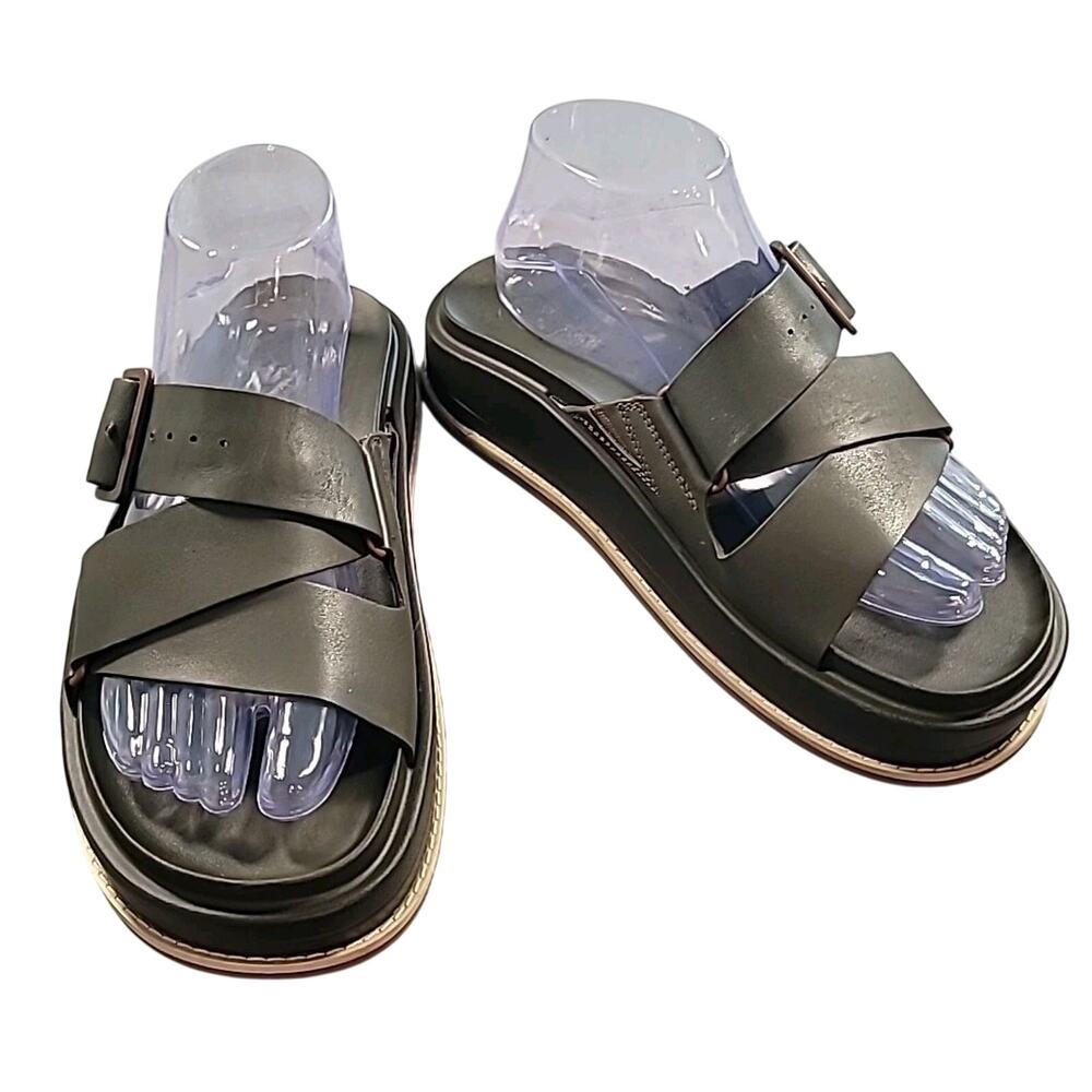 Chaco Townes Midform Sandals Olive Women’s 8